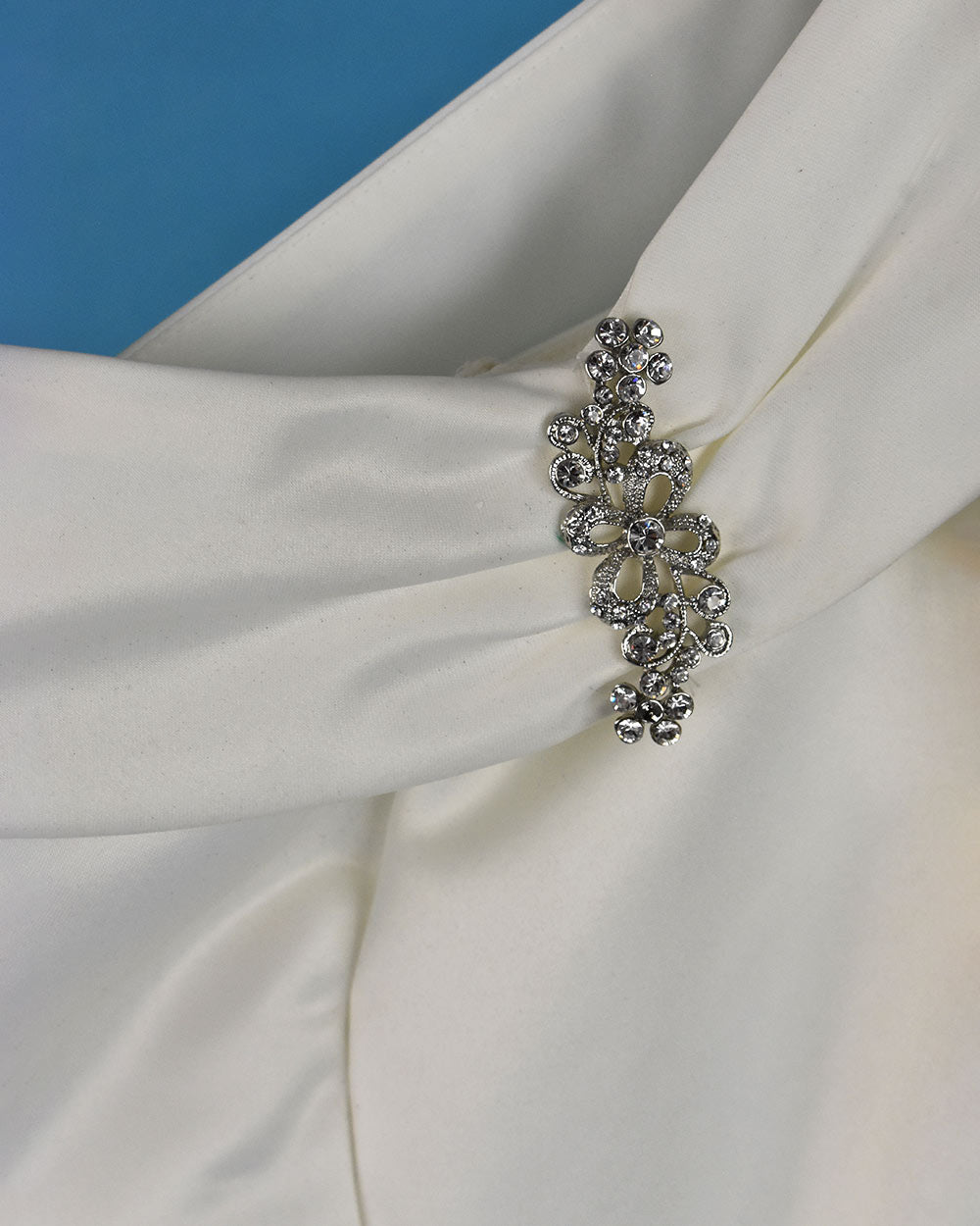 Emma Bridals Ivory A Line Off Shoulder Wedding Dress Size 12