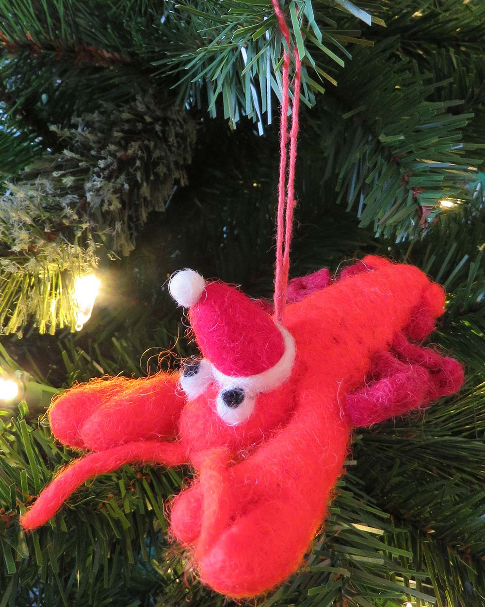 Christmas Tree Decoration Handmade Lobster