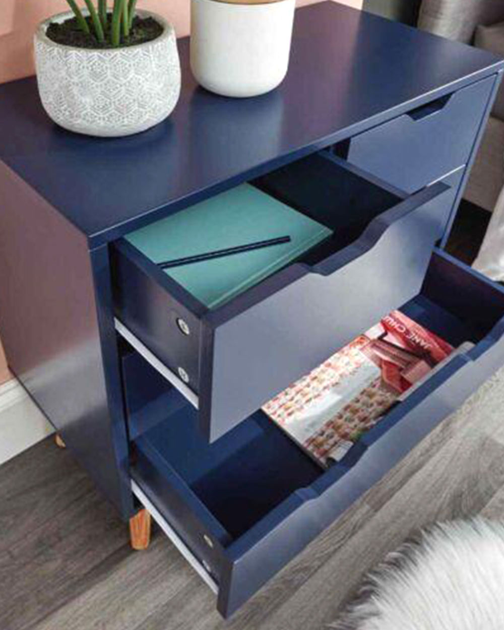 Nyborg 2 + 2 Drawer Chest Nightshadow Blue
