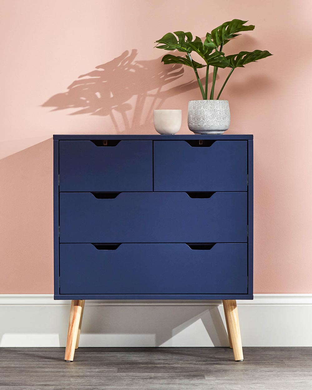 Nyborg 2 + 2 Drawer Chest Nightshadow Blue
