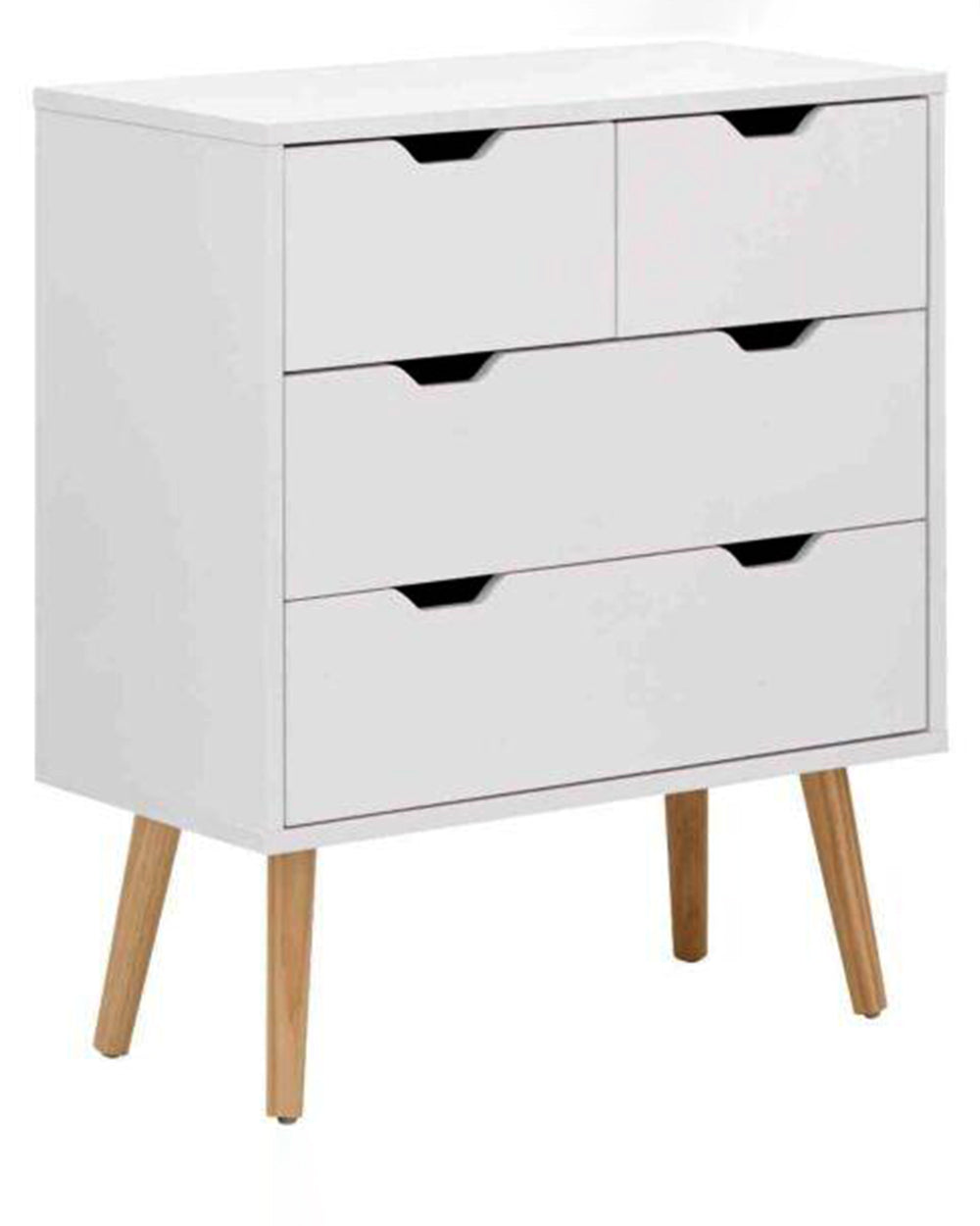 Nyborg 2 + 2 Drawer Chest White