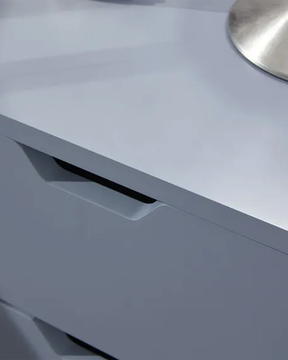 Nyborg Pair Of 2 Drawer Bedsides Dark Grey