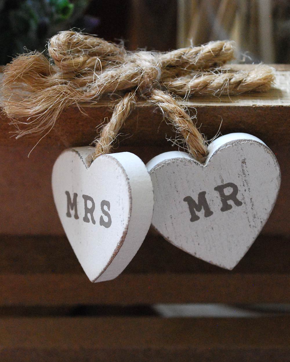 Wedding Certificate Holder Wooden, Natural