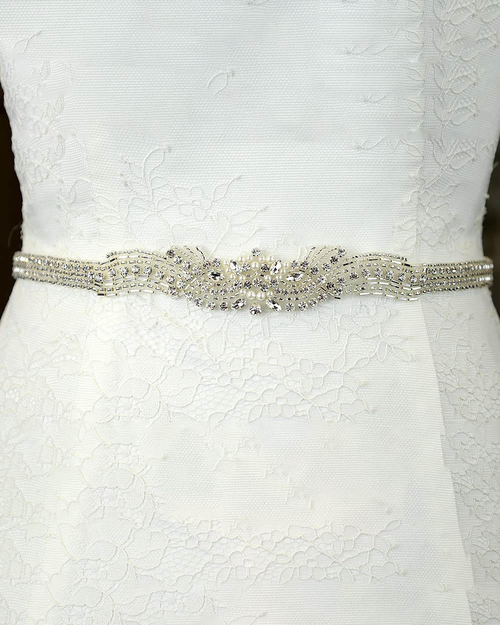 Wedding Belt Glitz, Beads And Pearls