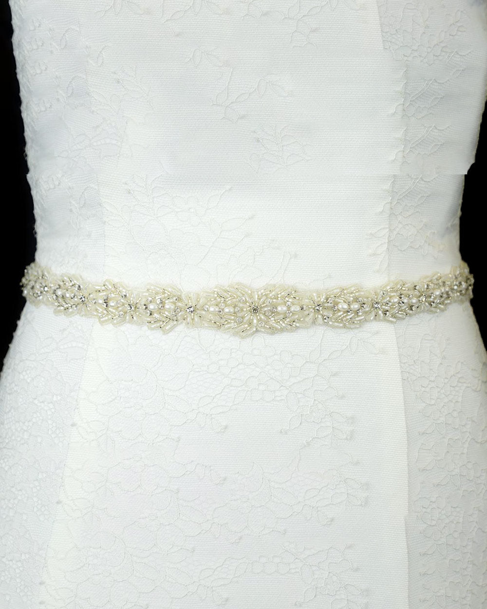 Wedding Belt Beaded Floral Design