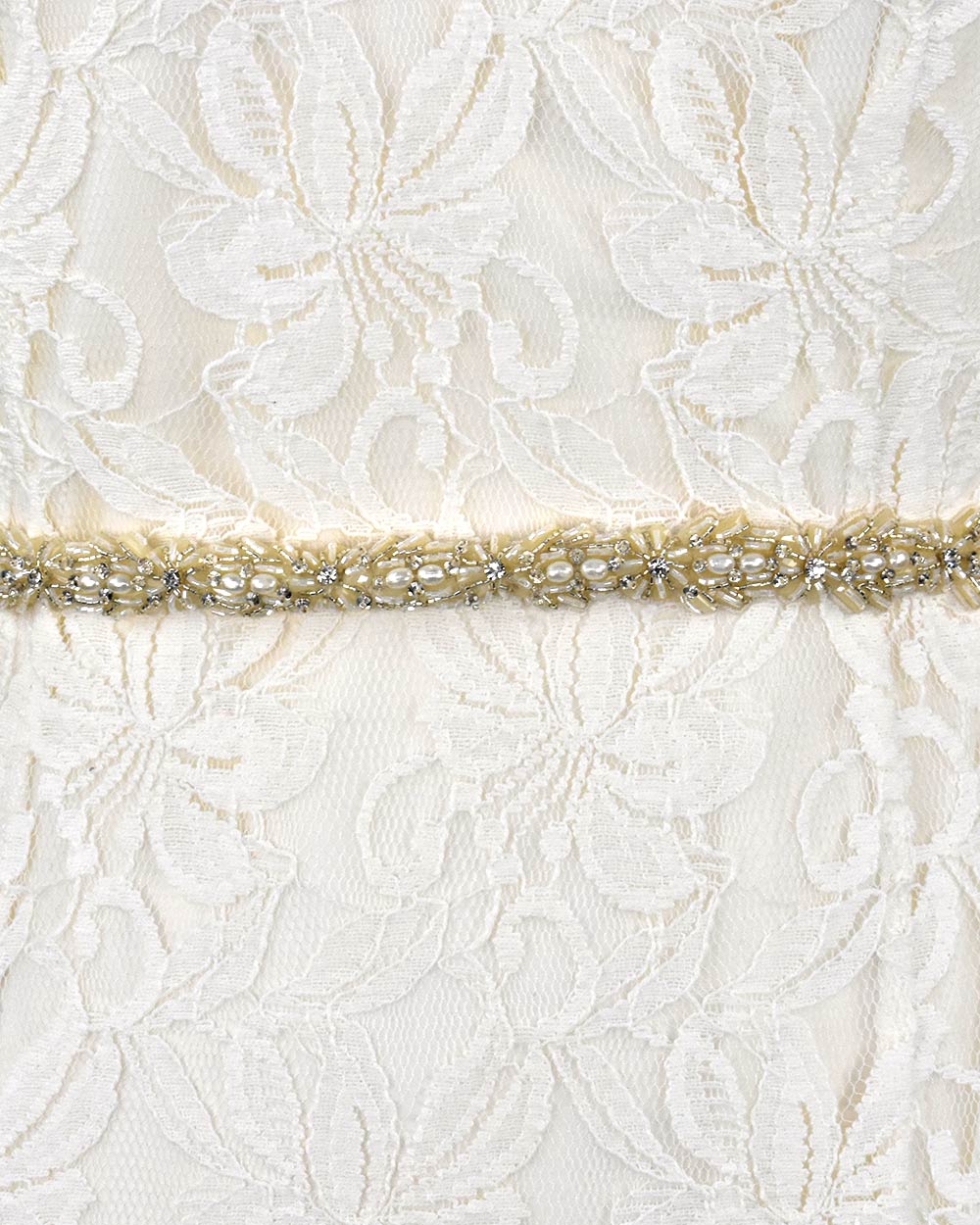 Wedding Belt Beaded Floral Design