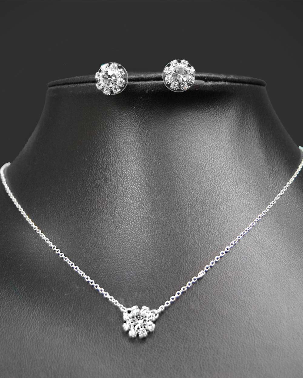 Wedding Jewellery Set Crystal Flower