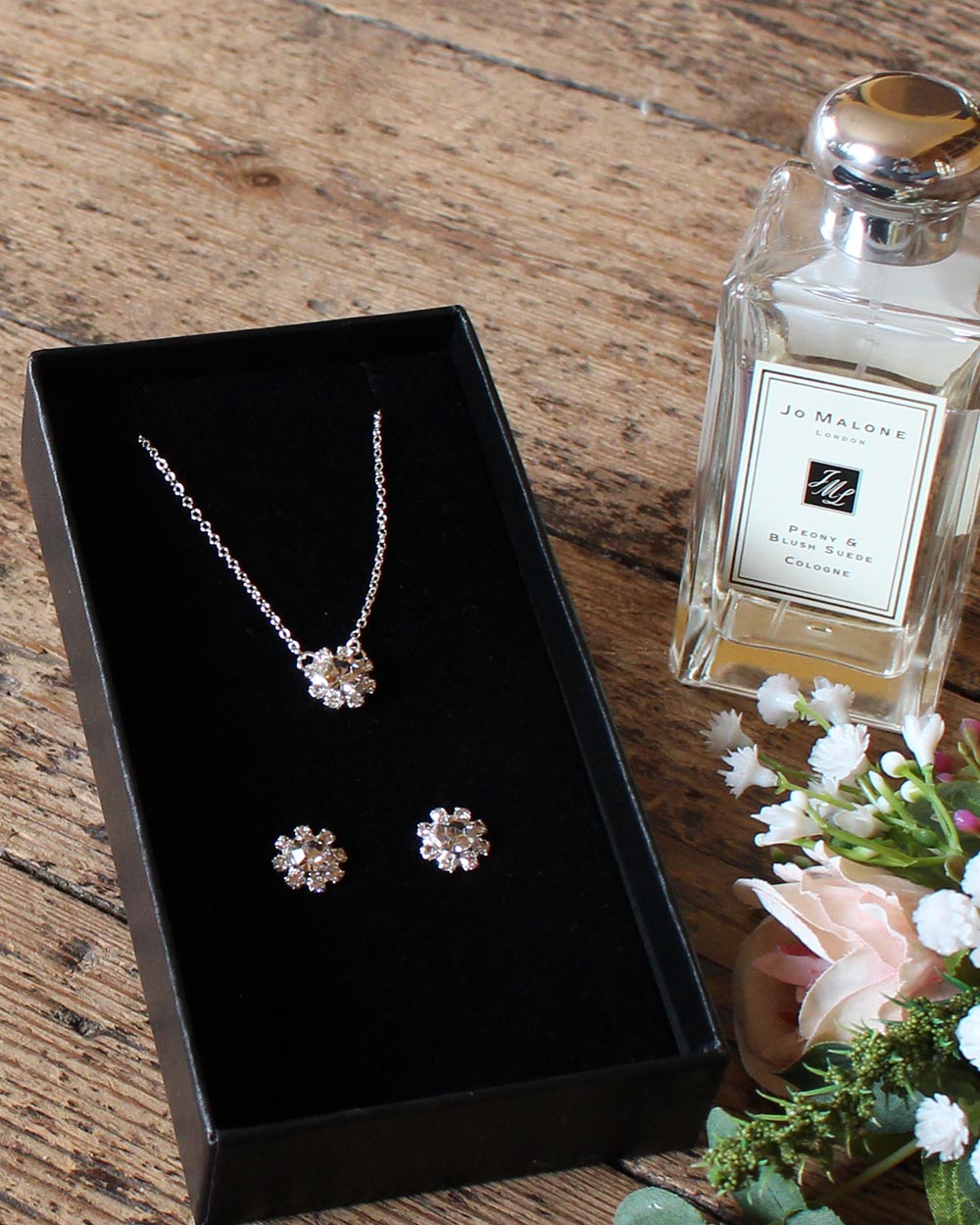 Wedding Jewellery Set Crystal Flower