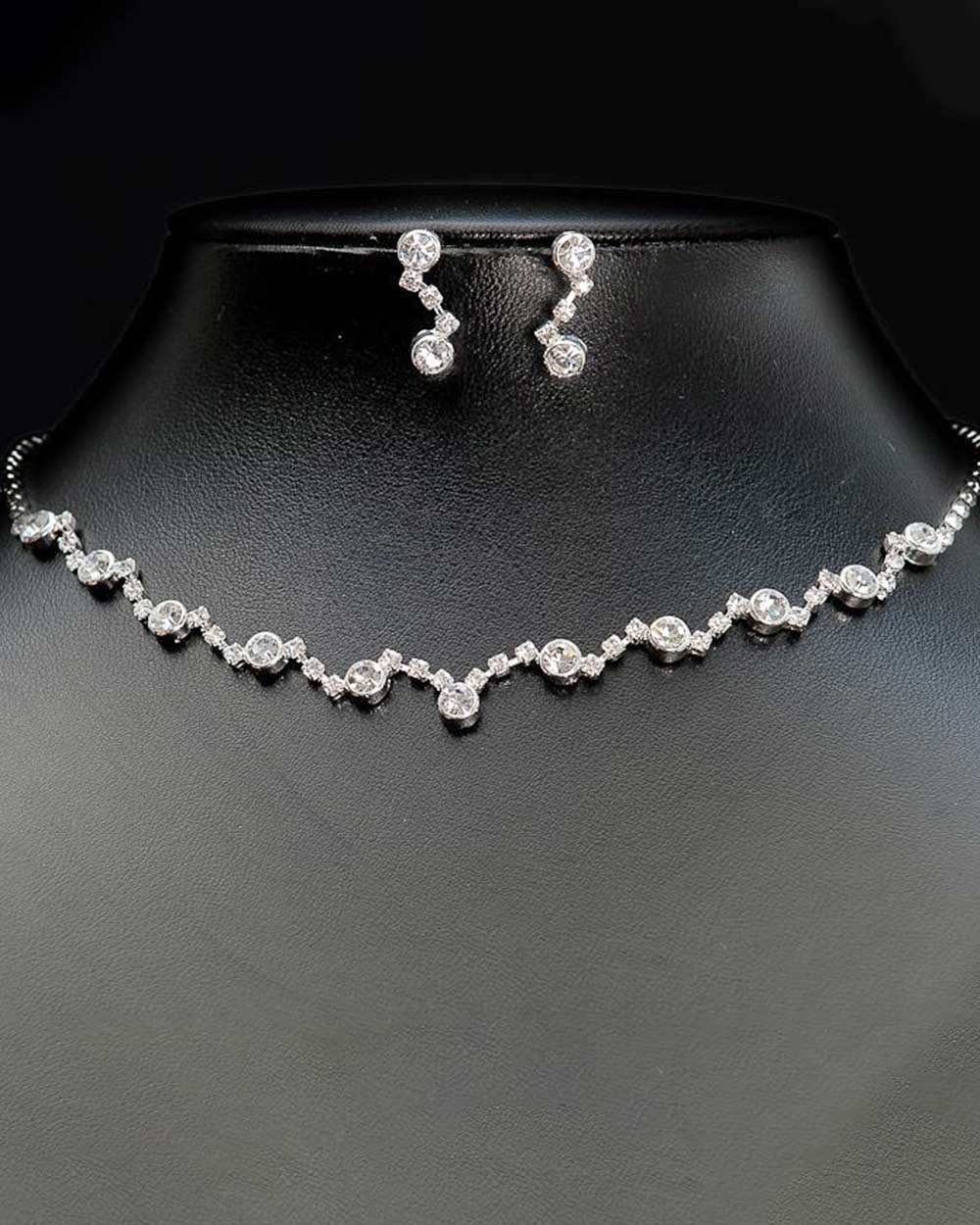 Wedding Jewellery Set Glamorous Diamante