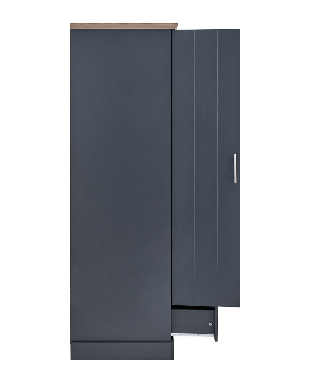 Kendal 3 Door Wardrobe With 3 Drawers, Slate Blue