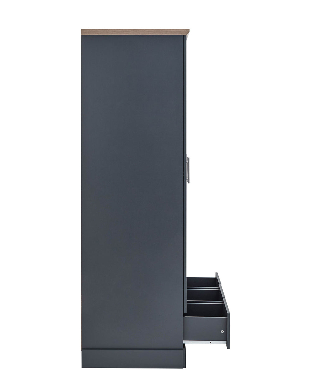 Kendal 3 Door Wardrobe With 3 Drawers, Slate Blue