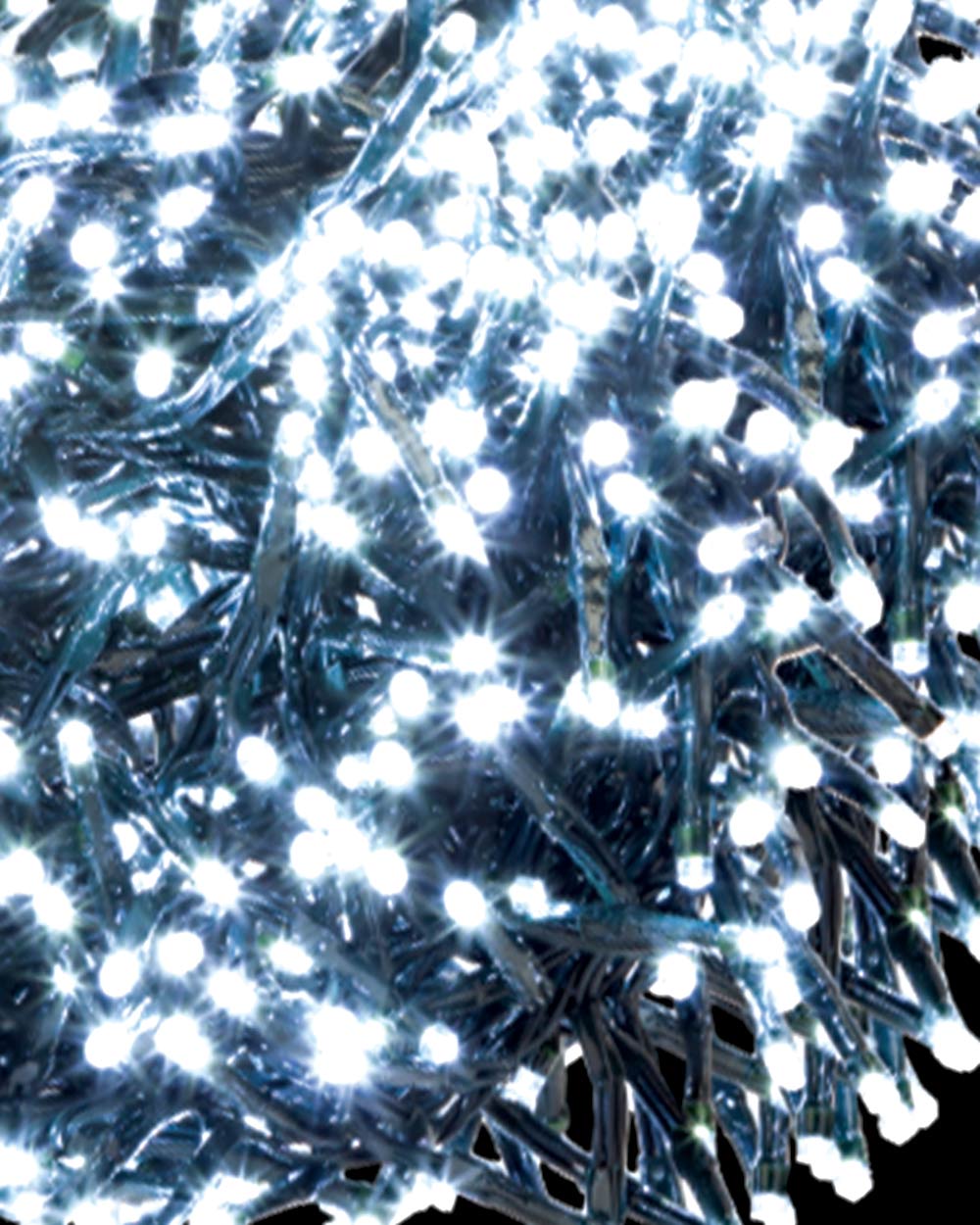 These Christmas LED lights are suitable to use indoor or outdoor use. The perfect lighting for decorating your home. 8 different settings and a timer control. The lights are battery operated so they can be set up anywhere as there is no need for a plug socket. These battery operated LED lights have up to 80 hours battery life. The lights require 4 x AA batteries (batteries not included). Each bulb is spaced 10 mm apart and has a 30 cm lead wire with a dark green cable.