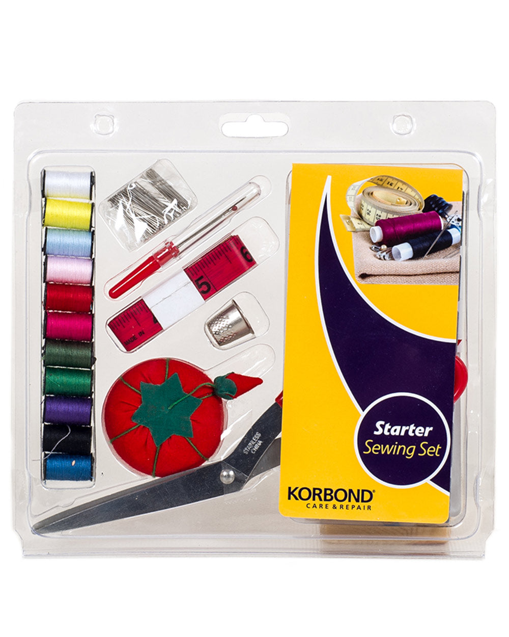 Starter Sewing Kit Care Repair, 21 PC