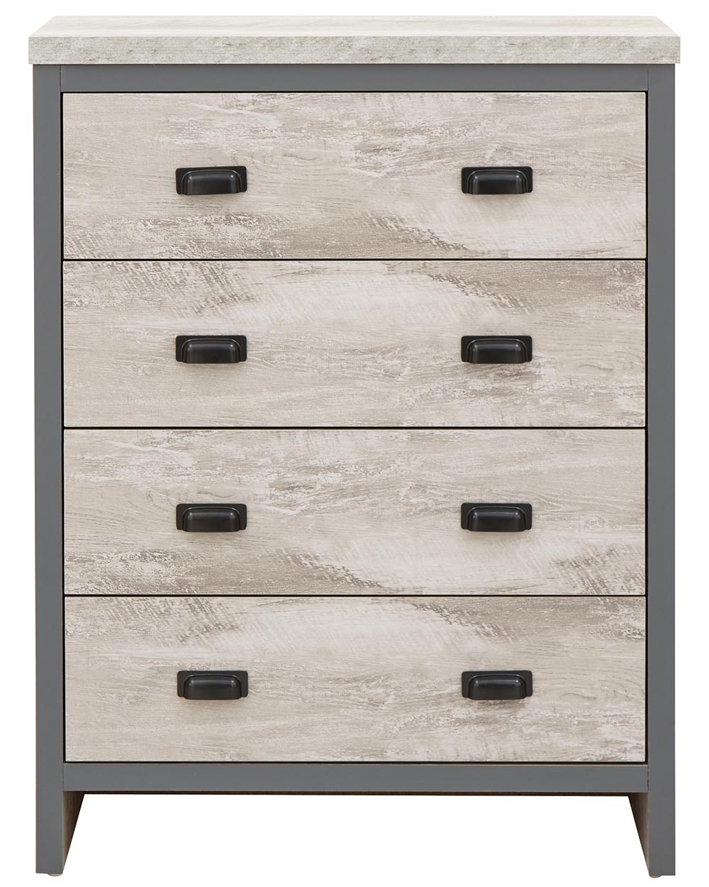 Looking for a modern bedroom furniture set? Then this 3 piece set will bring a splash of urban-chic to any interior! Comprising of; a wardrobe, a set of drawers and a bedside table.