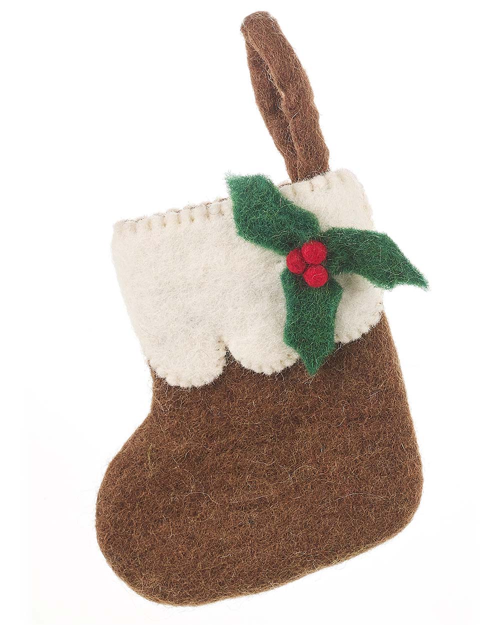 Felt Christmas Decorations Handmade Stocking Xmas Pud