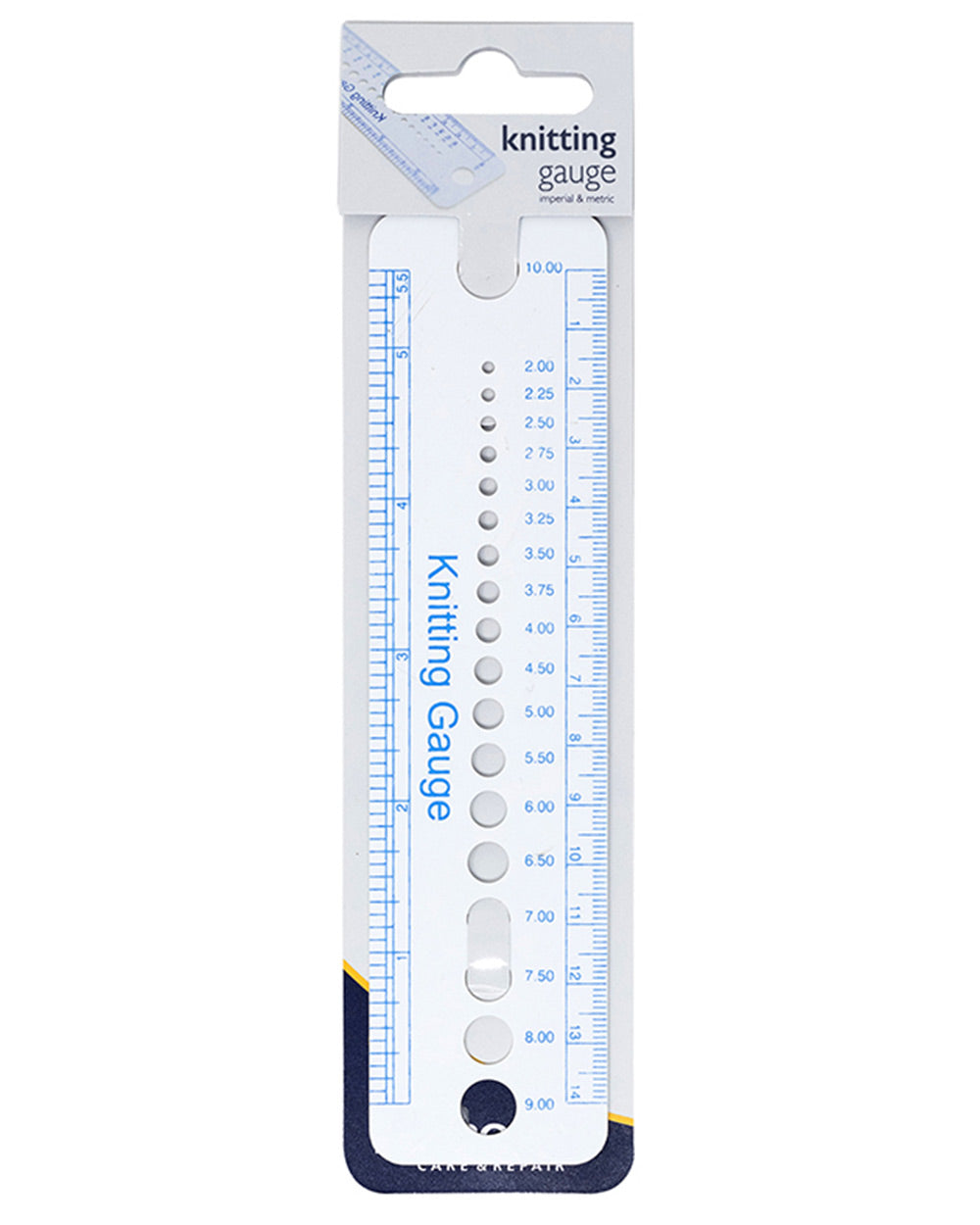 Knitting Gauge Ruler Measuring Tool