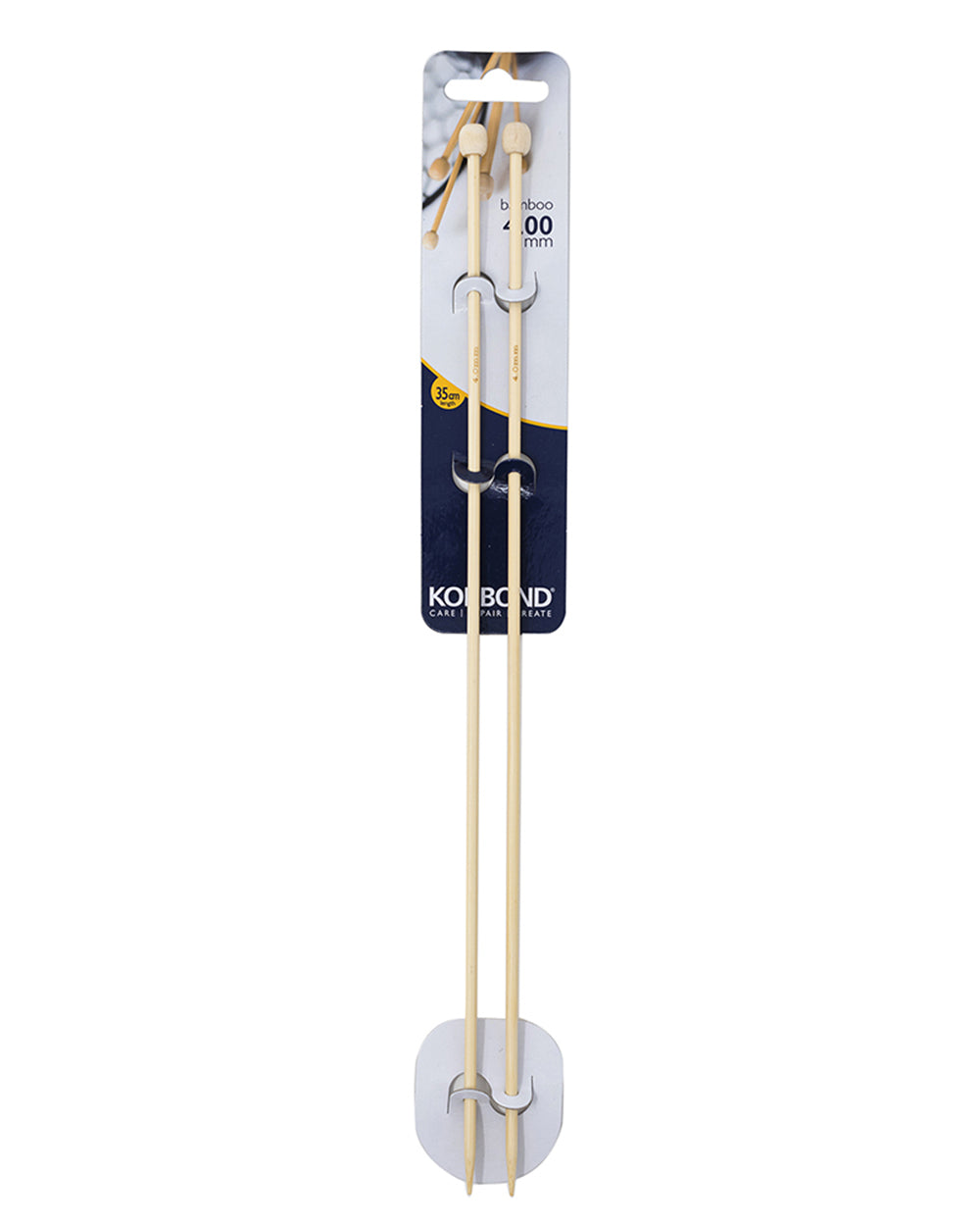 Bamboo Knitting Needles 4.00mm