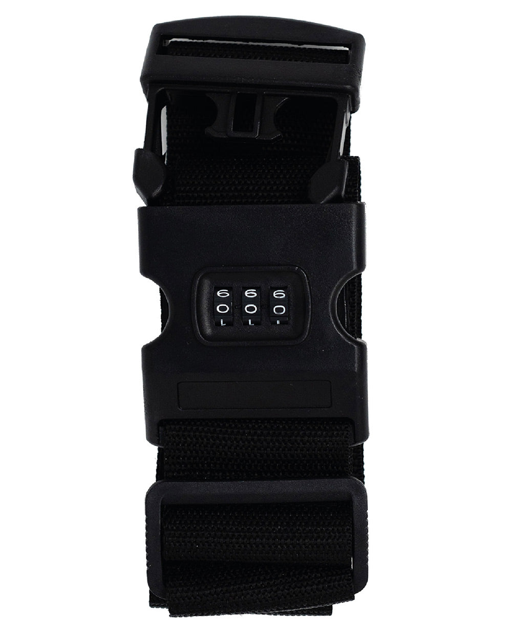 image of the combination luggage belt out of packaging on a white back ground