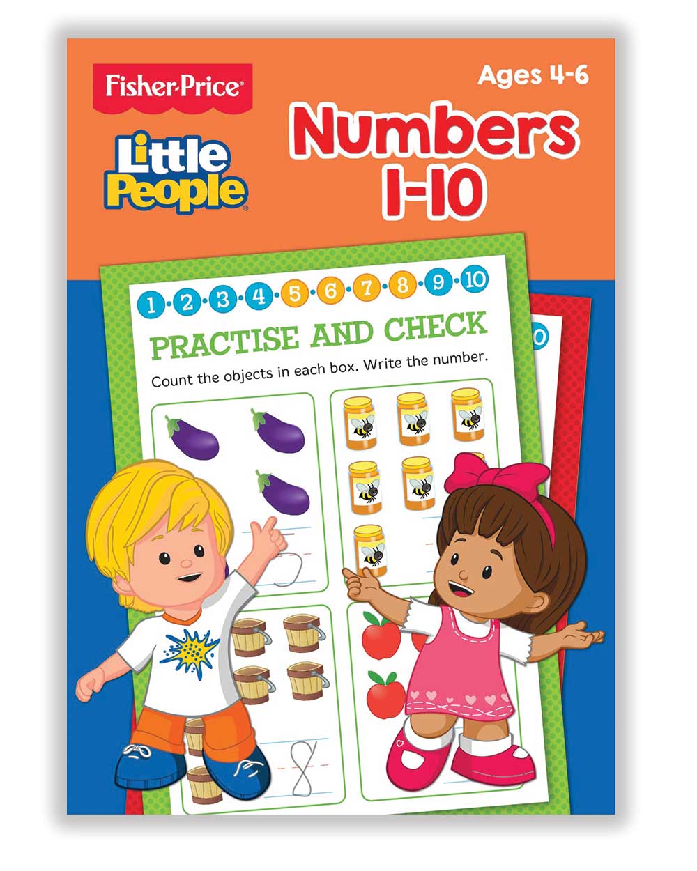 Fisher Price Little People Numbers 1-10 ages 4-6.