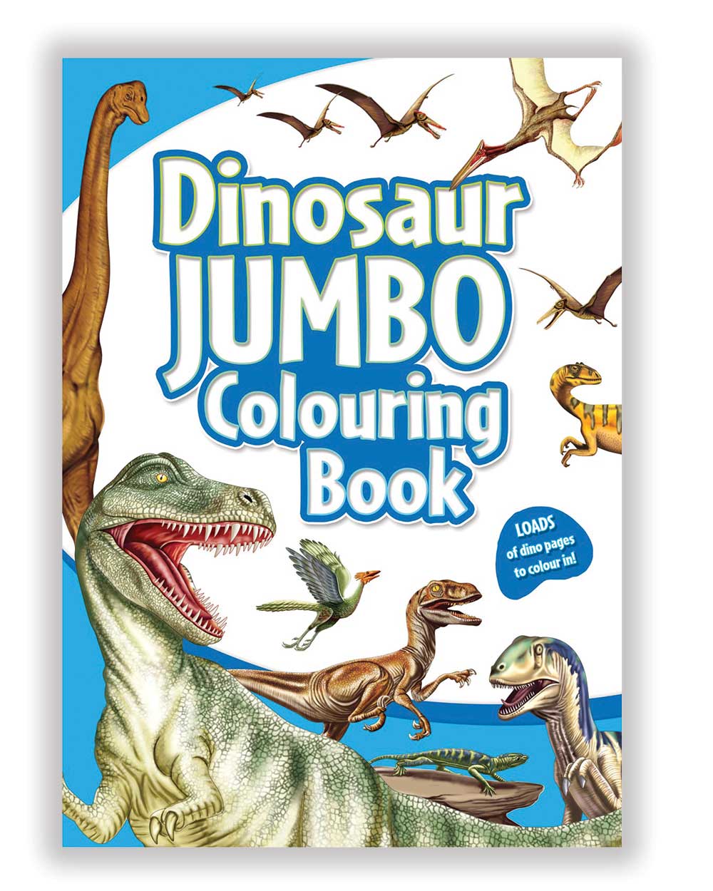 Kids Colouring Book Jumbo Dinosaur