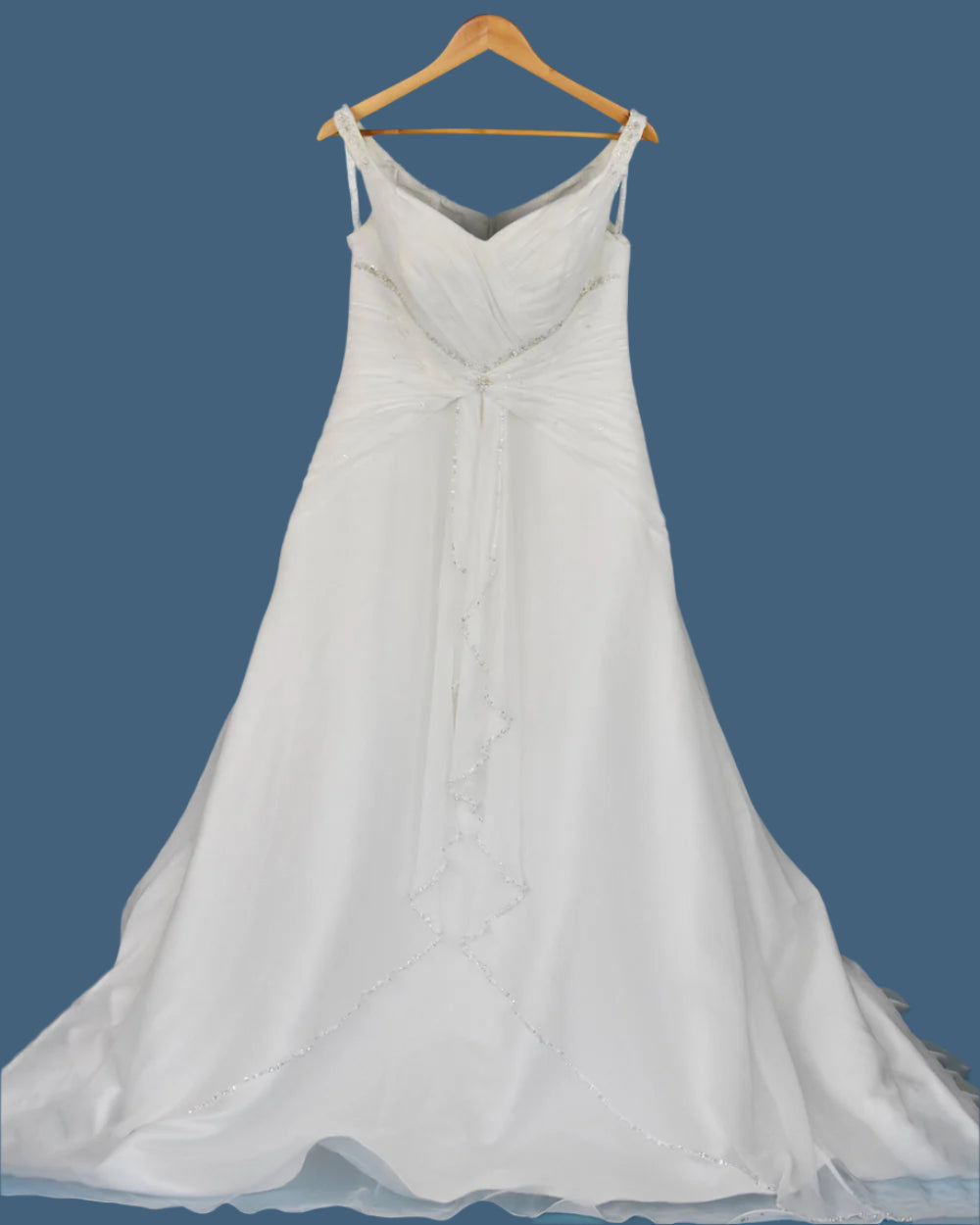 Zurc For Impression White Off Shoulder Wedding Dress Size 12
