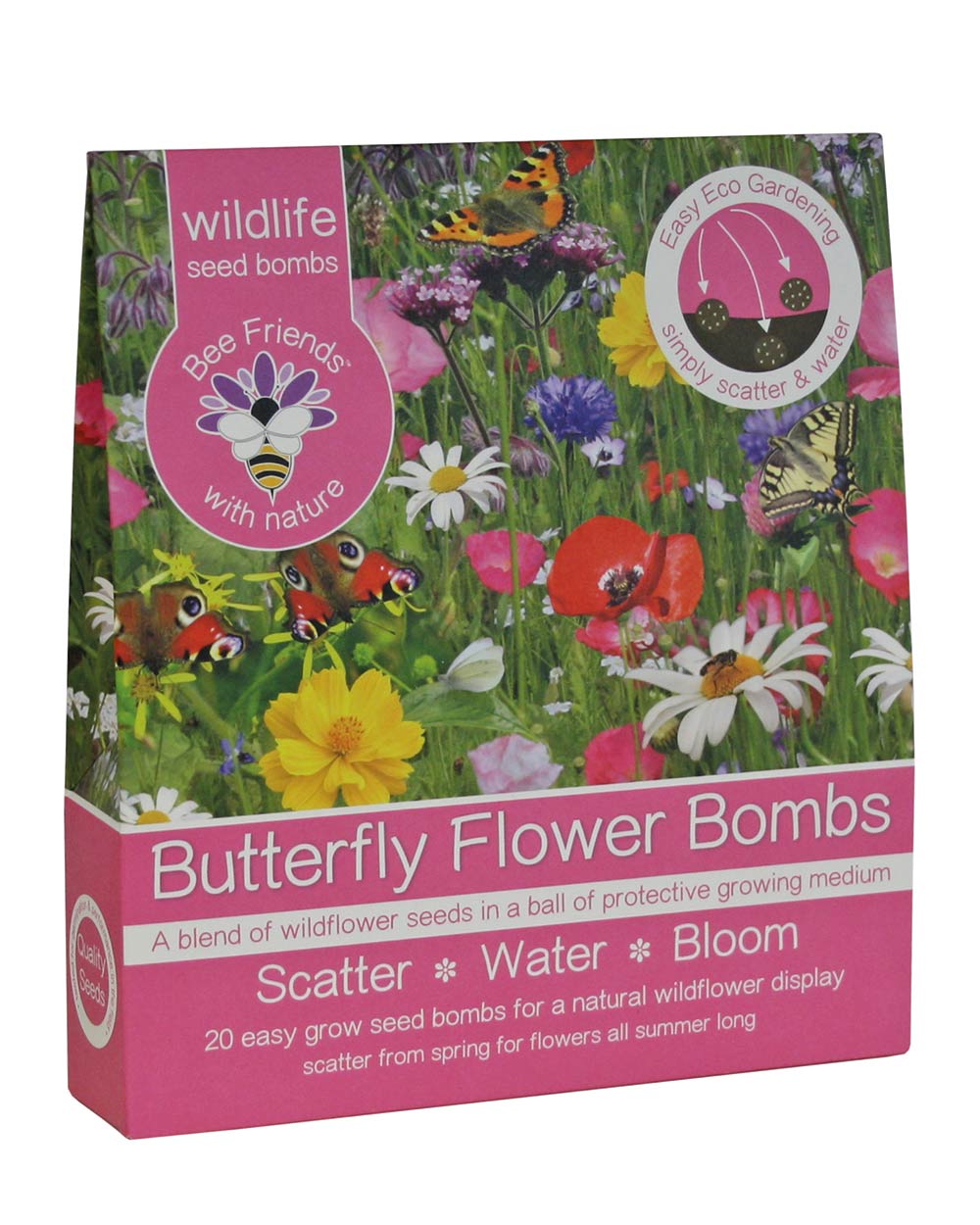 Butterfly Flower Seed Bombs Bees 20 Pack