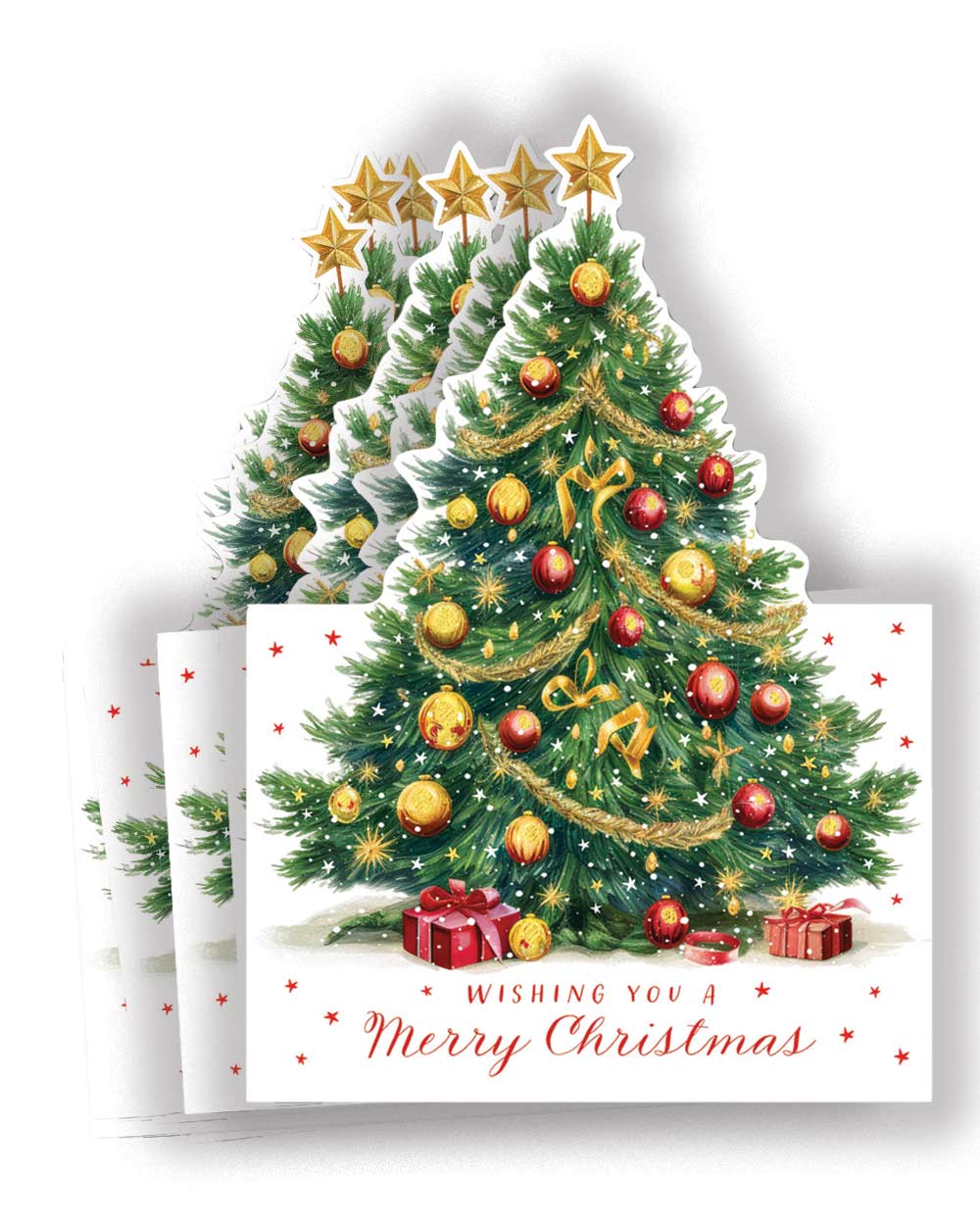 Charity Christmas Cards 10 Pack Christmas Tree