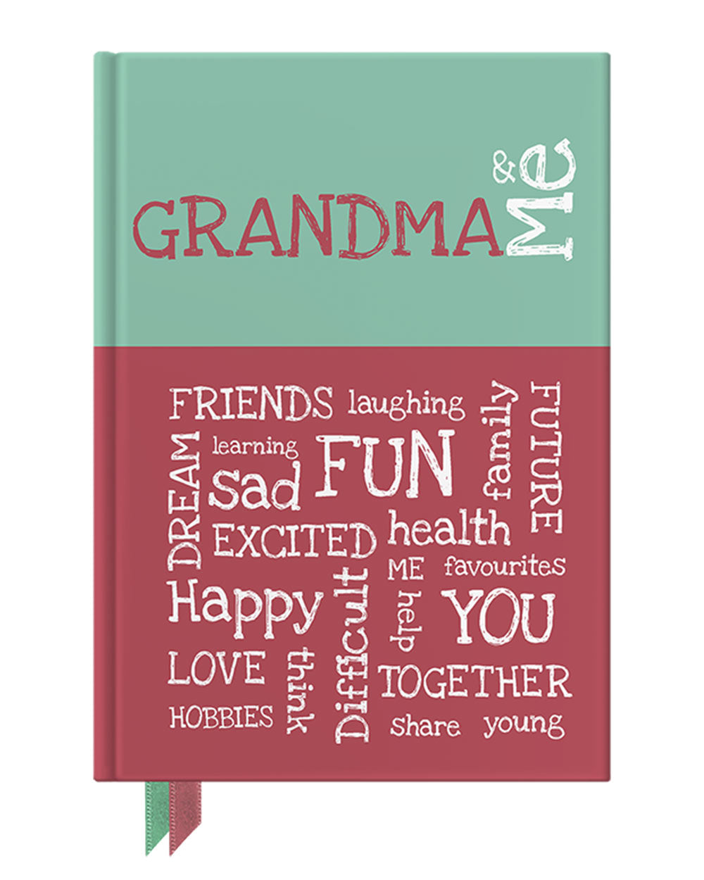 you and me memory book, journal white cut out photo of the book