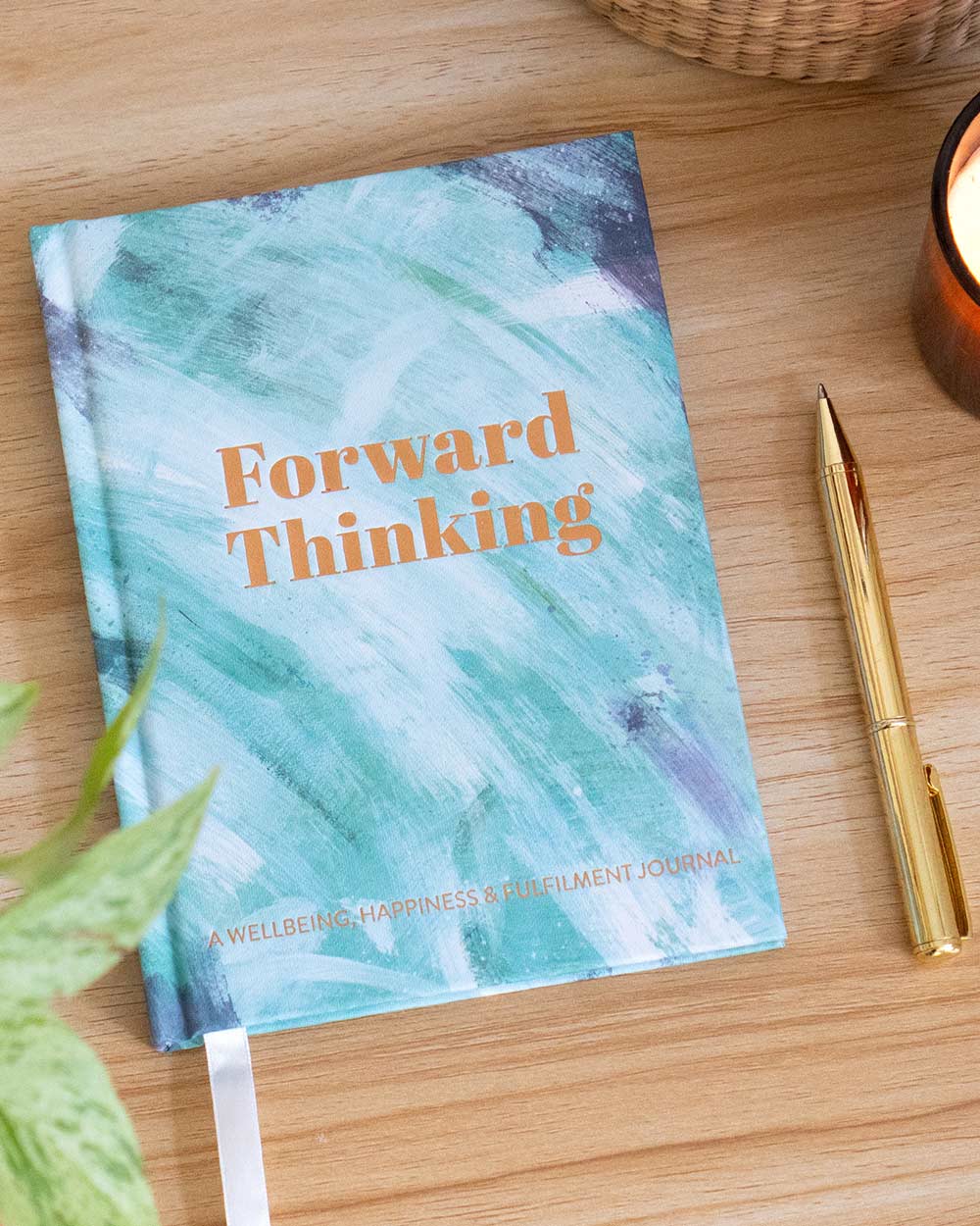 Mental health journal forward thinking positivity diary memory wellbeing happiness