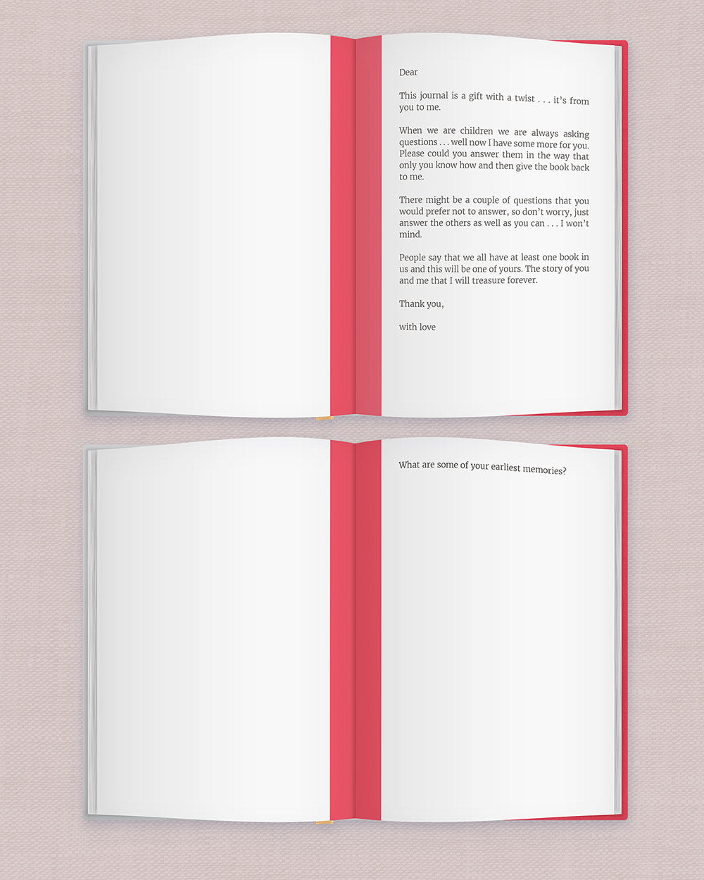 Memory Book Dear Daughter From You To Me Journal Timeless
