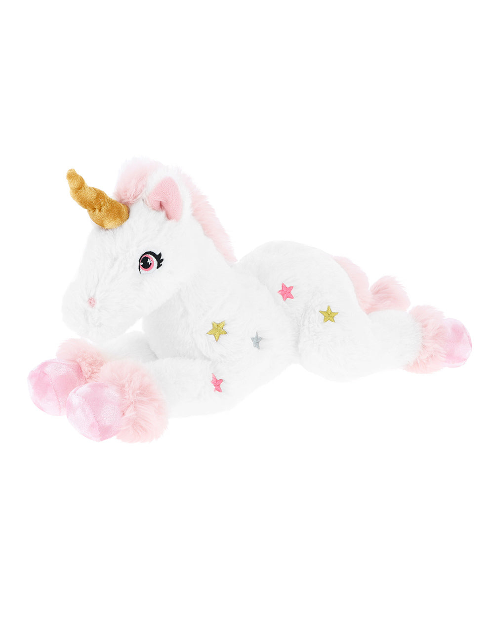 Keeleco White Unicorn Kids Soft Toy 35cm