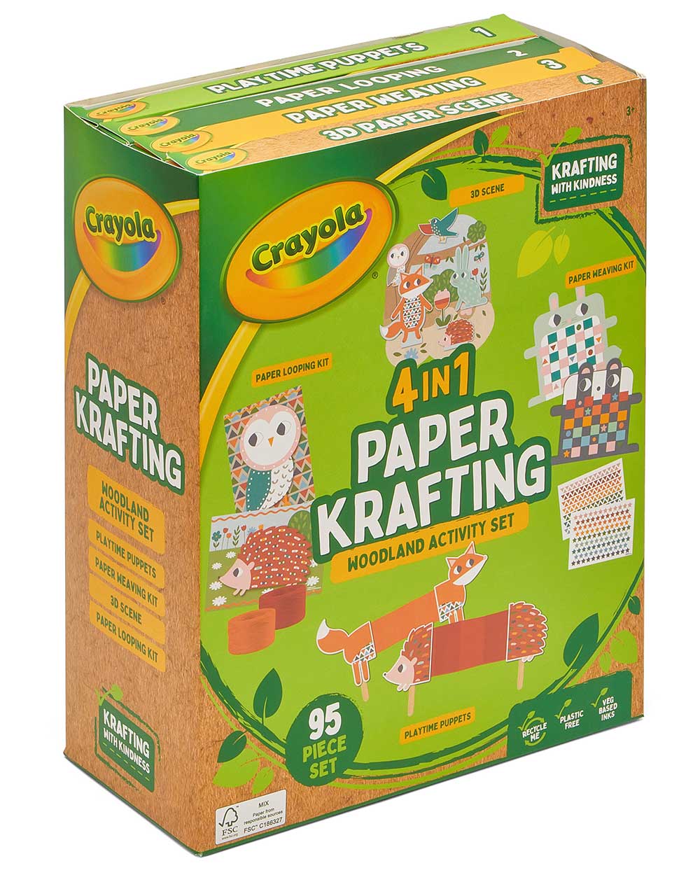 Crayola Kids Activity Set 4 in 1 Paper Krafting Kit