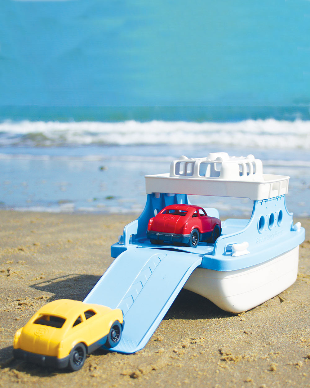 Kids Ferry Boat Cars Toy 100% Recycled Plastic 3+ - Main Image