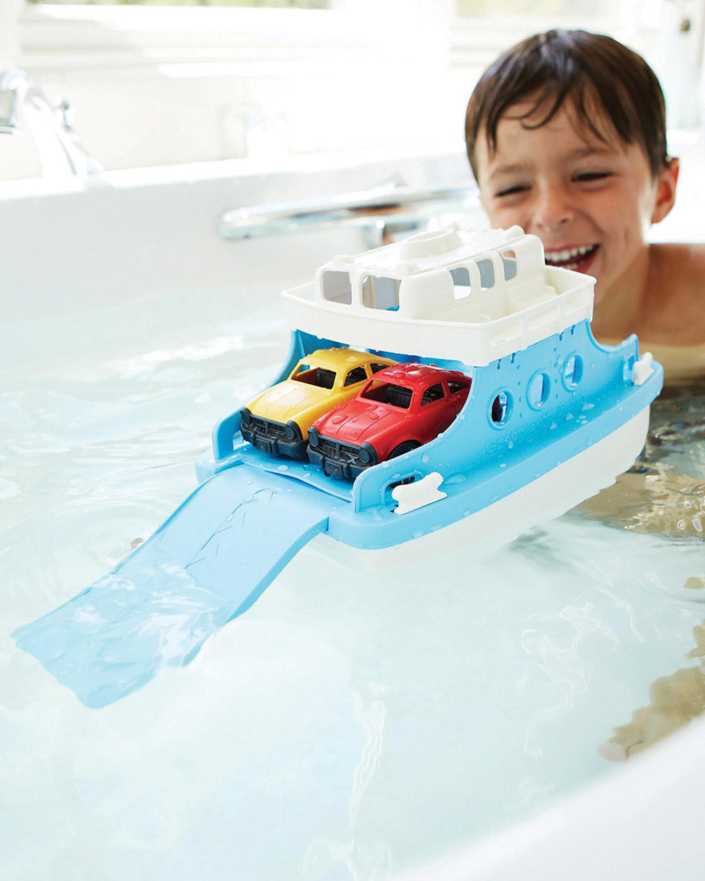 Kids Ferry Boat Cars Toy 100% Recycled Plastic 3+