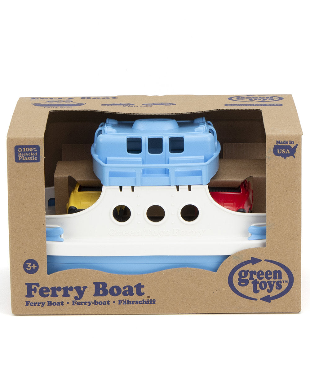 Kids Ferry Boat Cars Toy 100% Recycled Plastic 3+