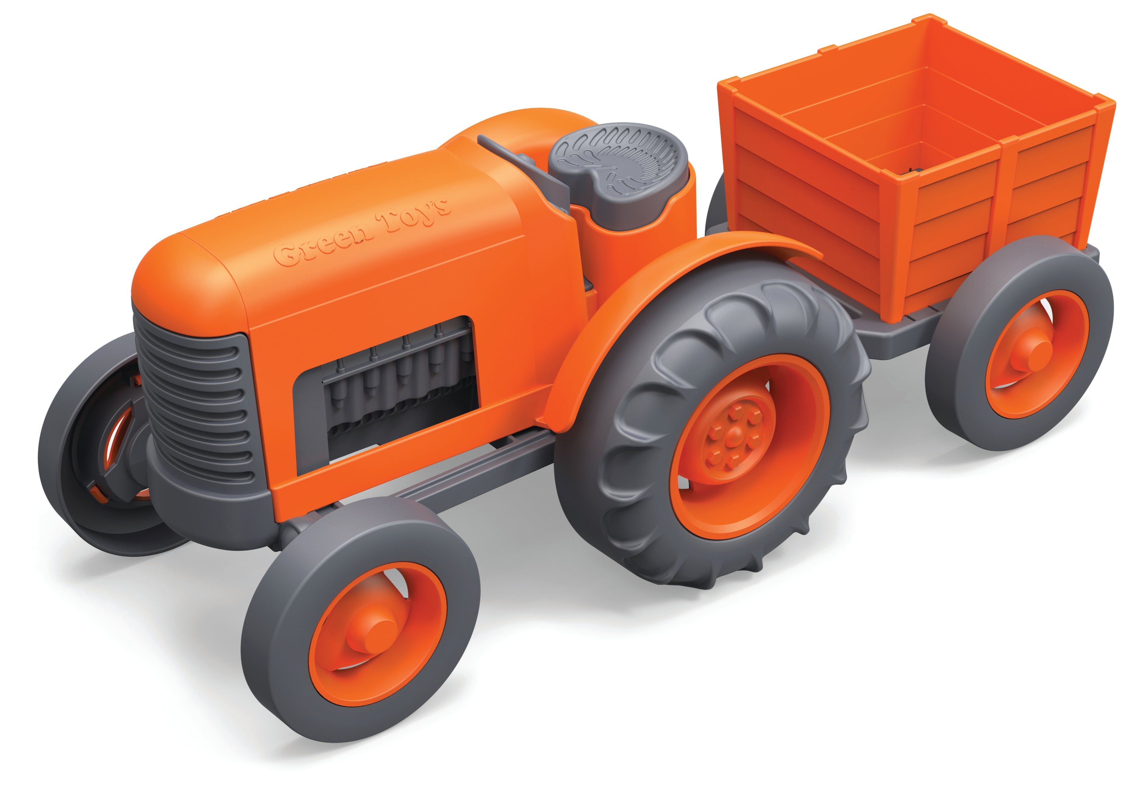 Kids Toy Tractor Trailer 100% Recycled Plastic 1+