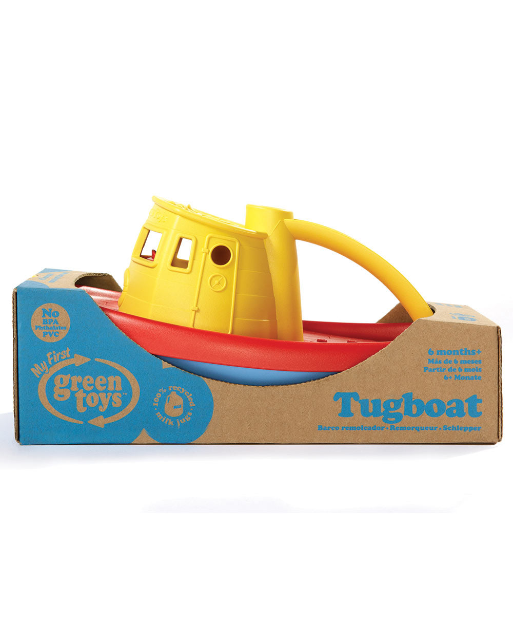 Kids Toy Tugboat 100% Recycled Plastic 6 Months+
