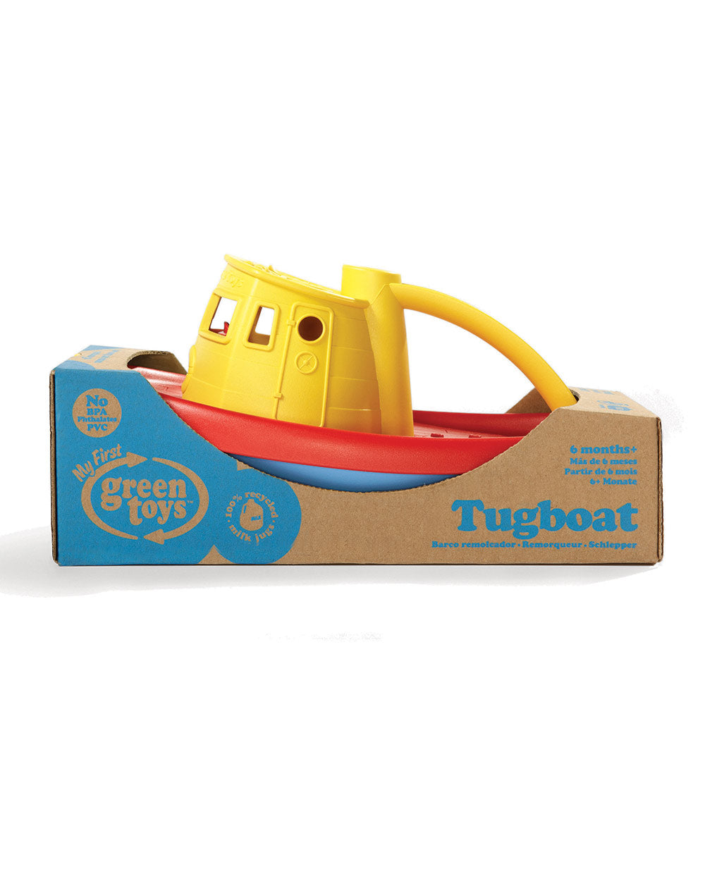 Kids Toy Tugboat 100% Recycled Plastic 6 Months+