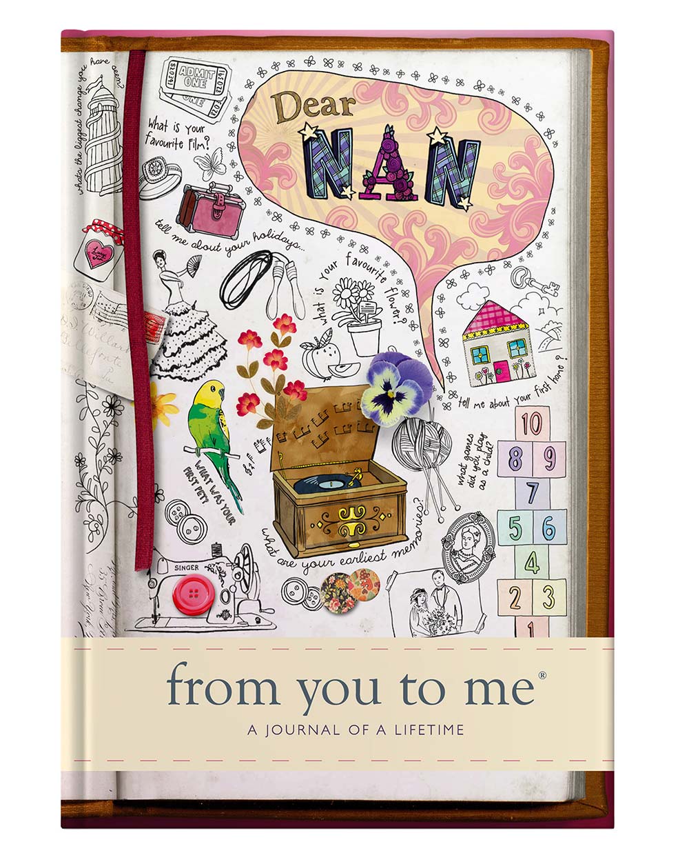 Memory Book Dear Nan Keepsake Sketch Collection