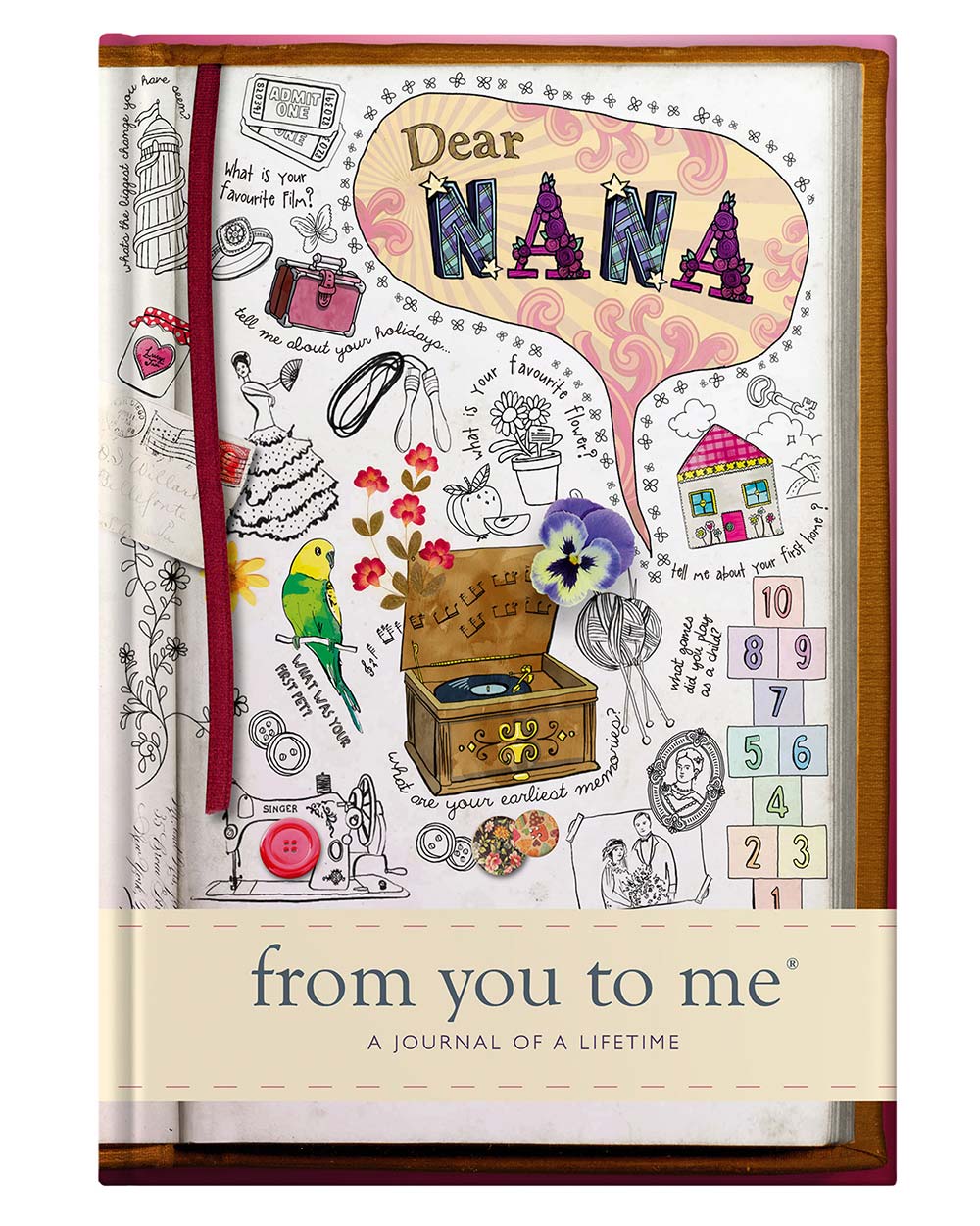 Memory Book Dear Nana Keepsake Sketch Collection