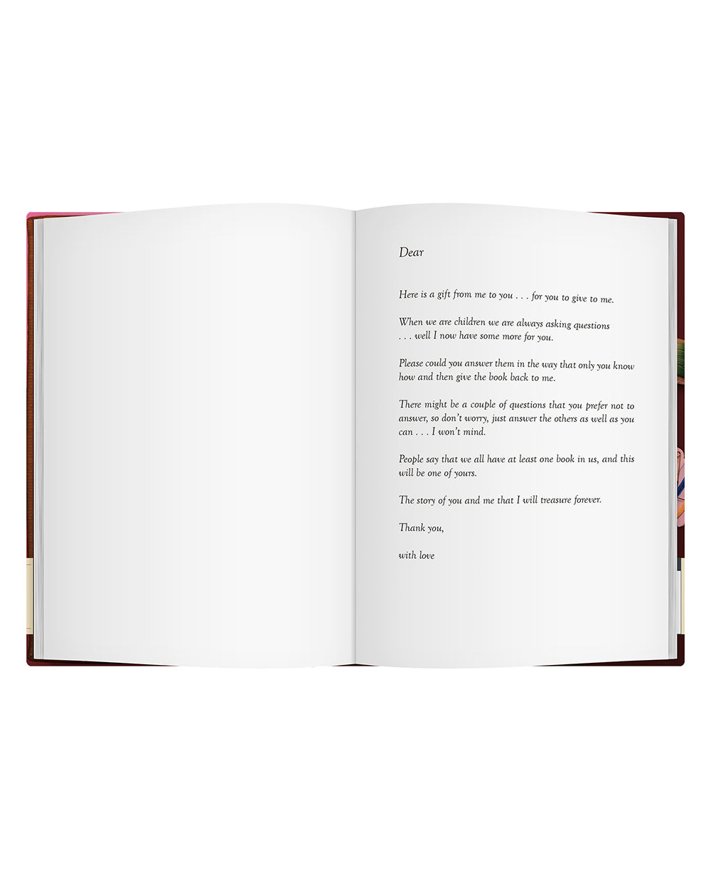 Memory Book Dear Nana Keepsake Sketch Collection