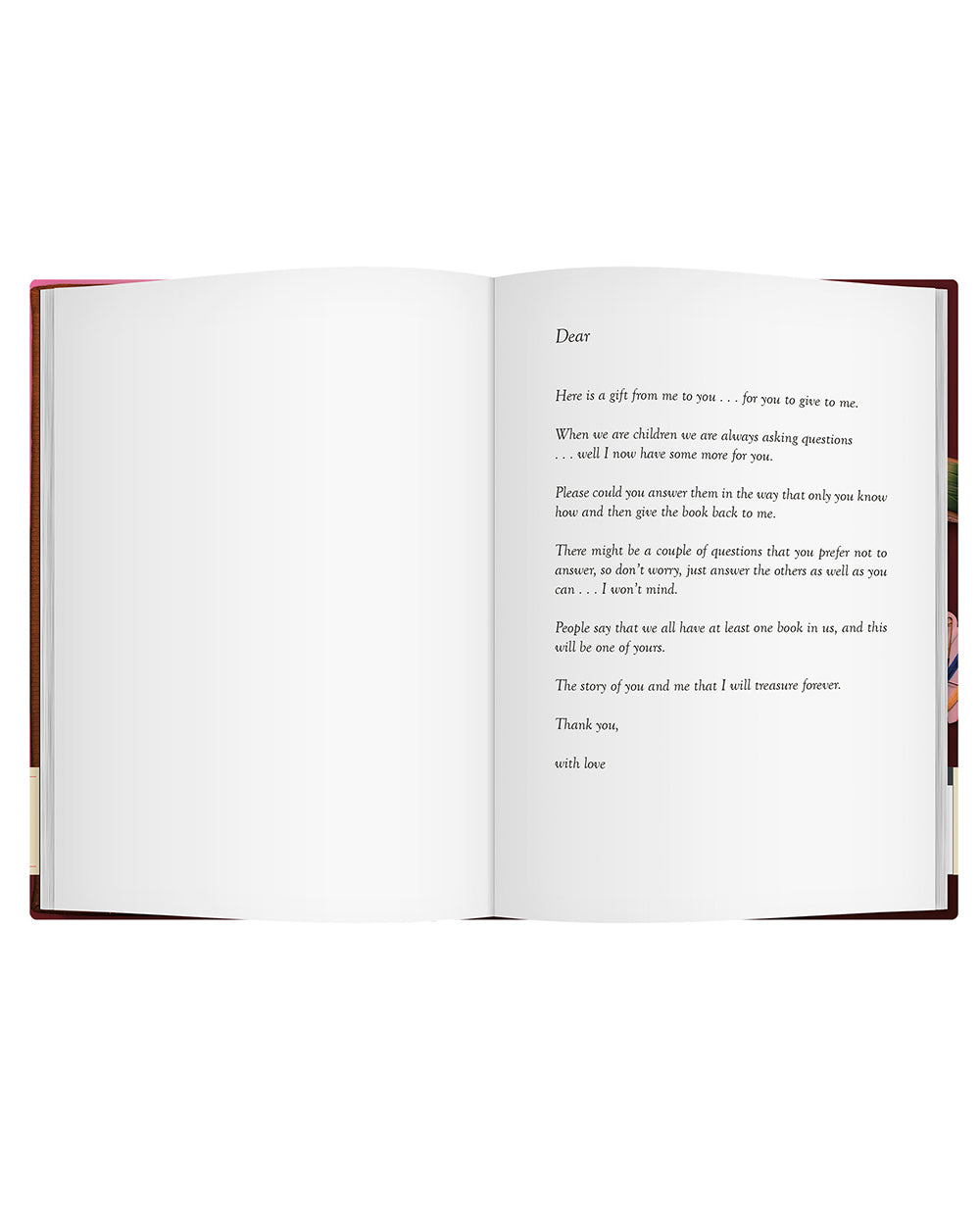 Memory Book Dear Nanny Keepsake Sketch Collection