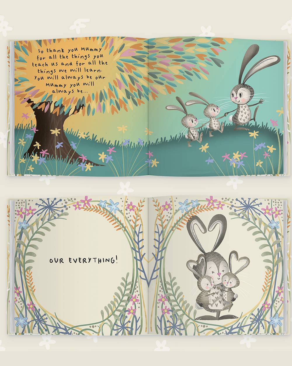 Dear Mummy Love From Us Gift Book Keepsake
