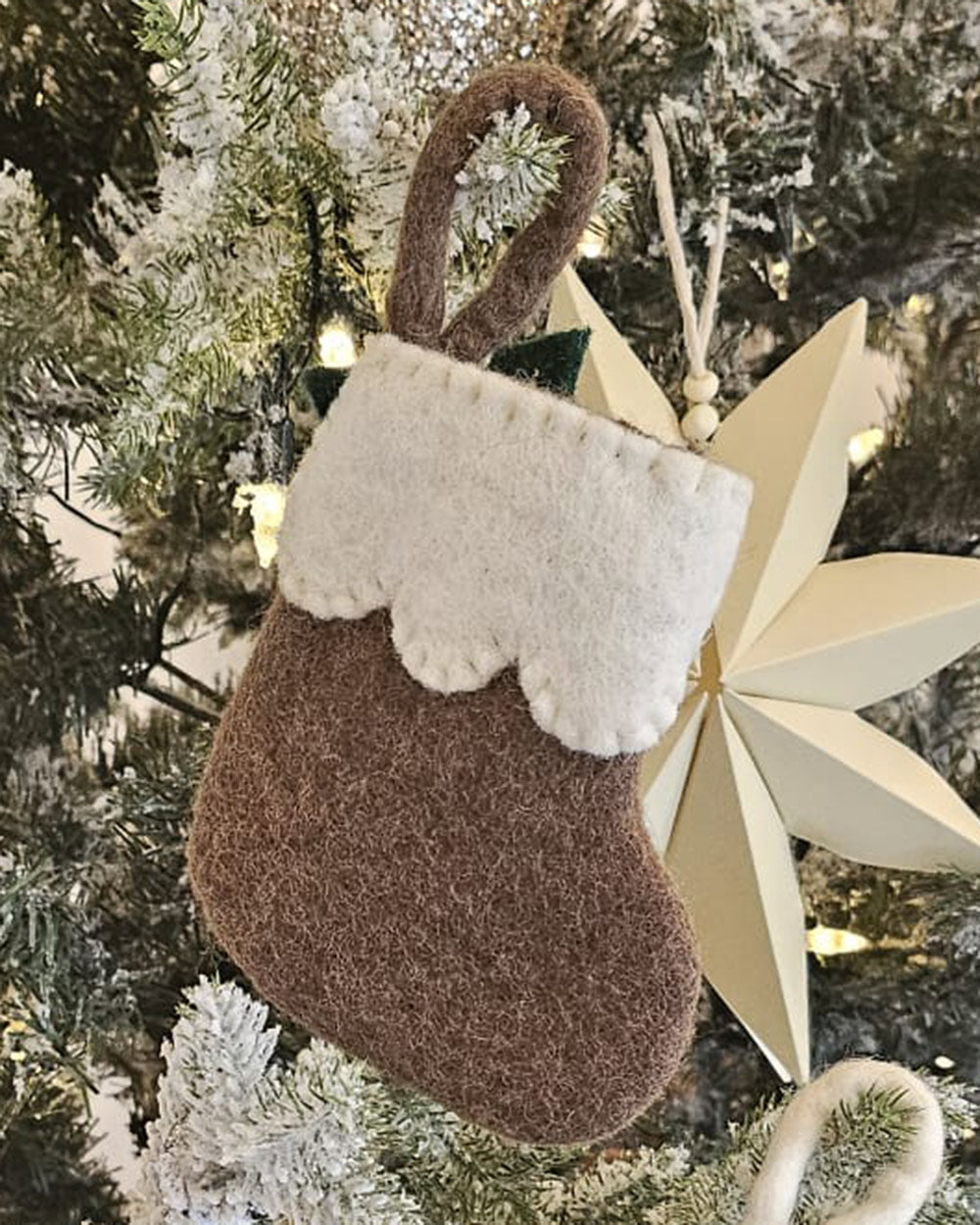 Felt Christmas Decorations Handmade Stocking Xmas Pud