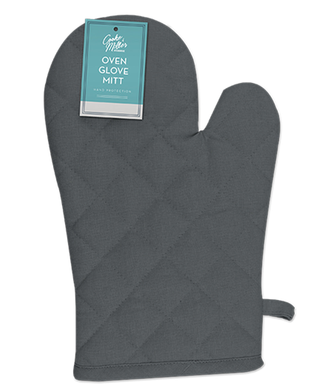 Cotton Oven Glove Mitt Grey