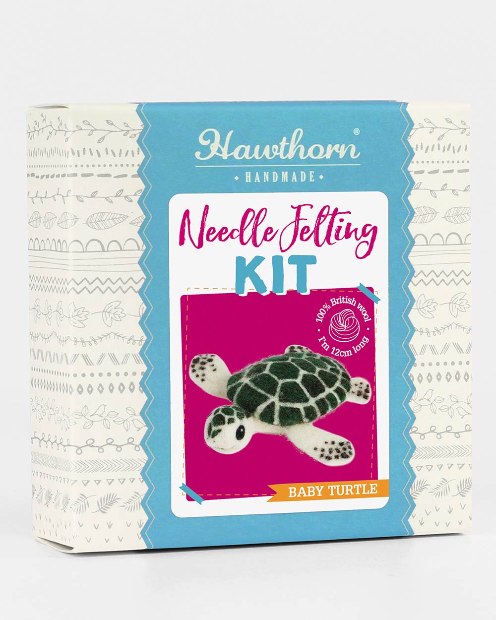 Turtle Needle Felting Kit Beginner Adult Craft