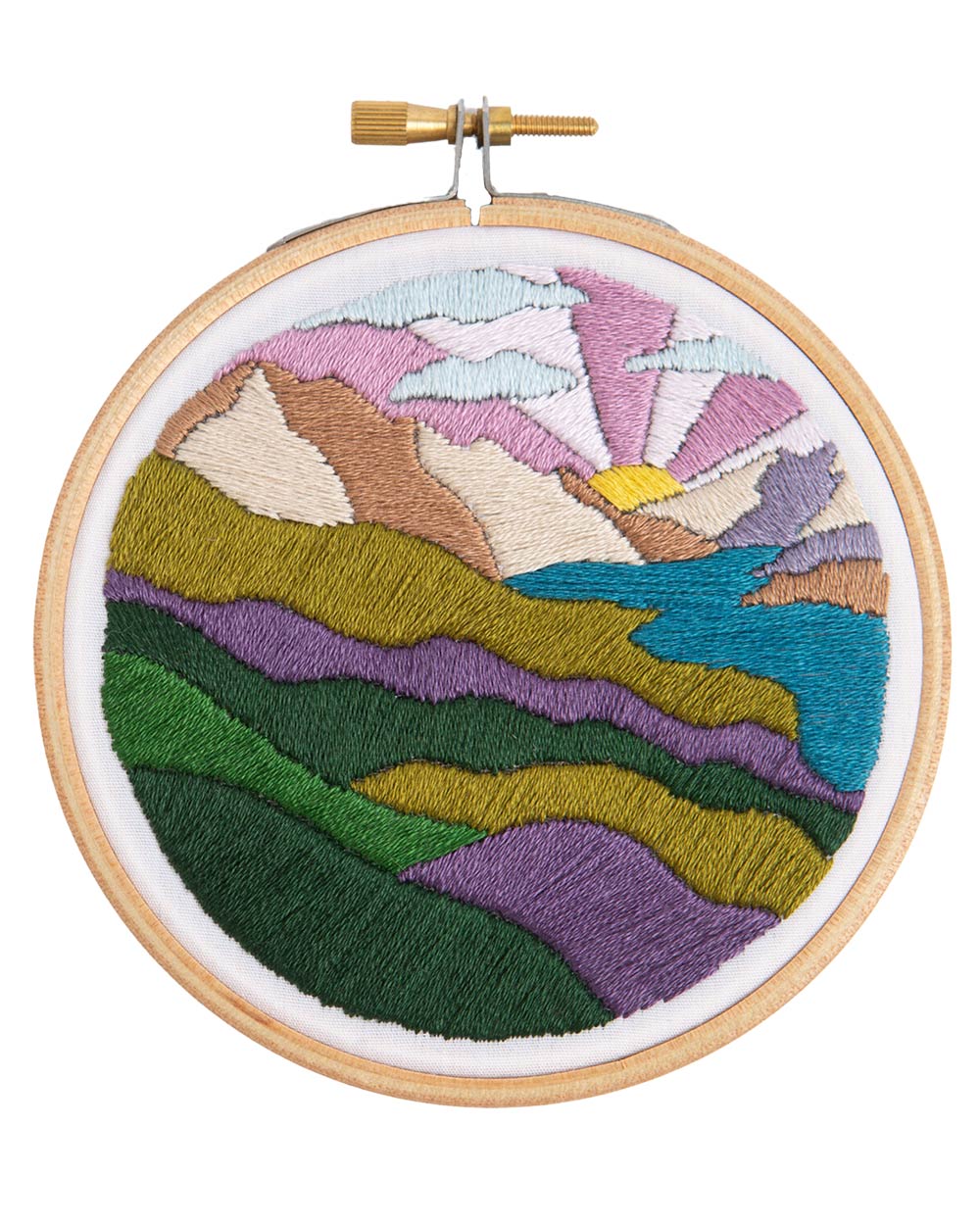 Highland Hike Mini Embroidery Kit Craft