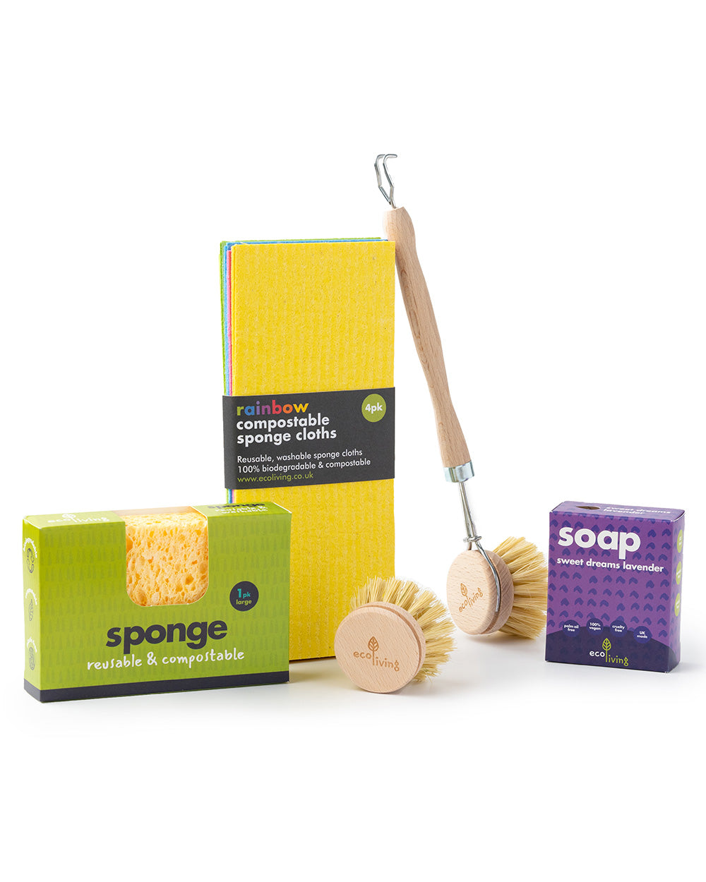 Eco Friendly Kitchen Cleaning Set 100% Vegan