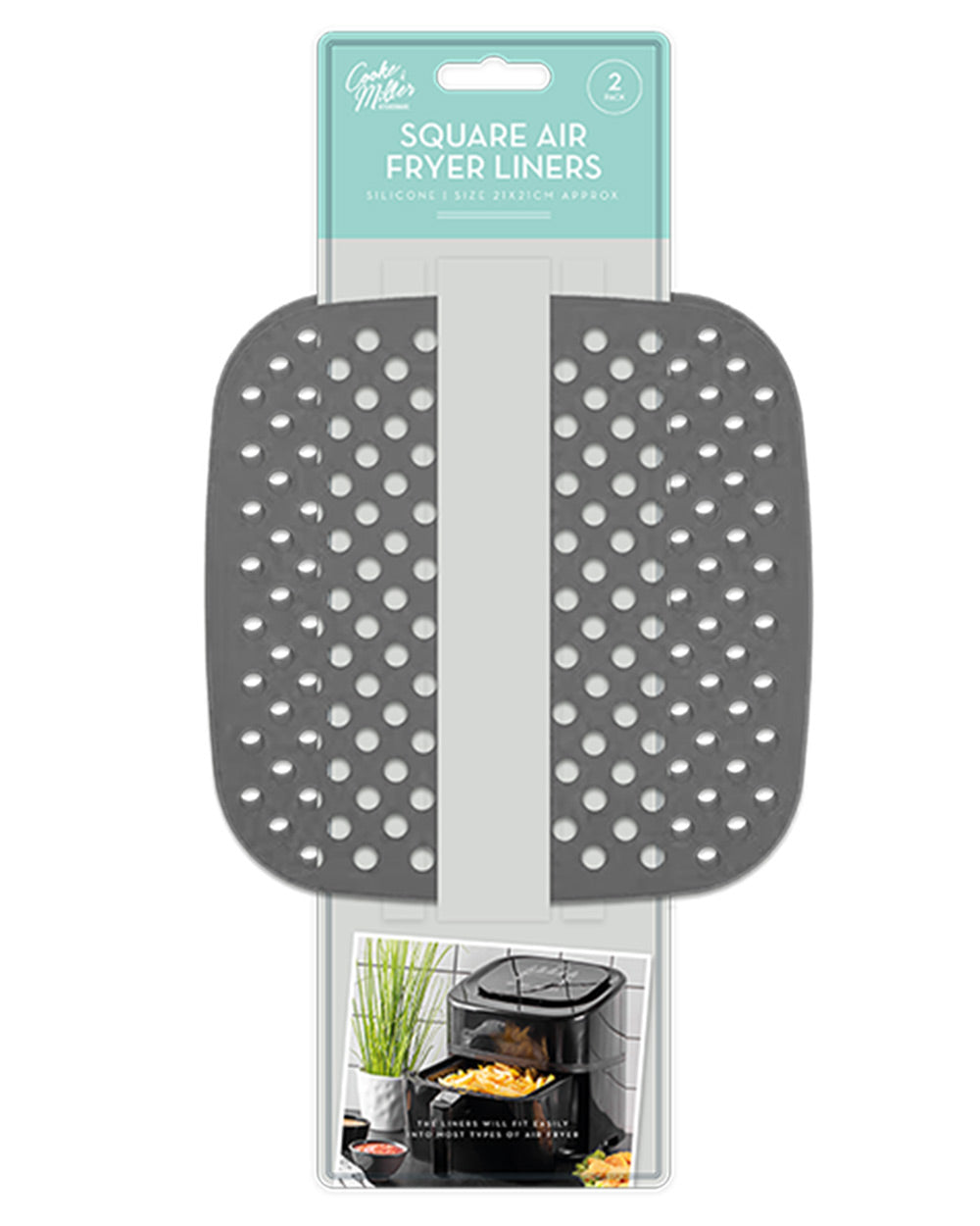 Air Fryer Liners Non Stick Reusable Square