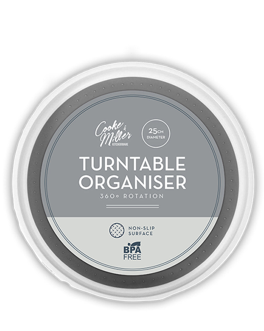 Turntable Cupboard Organiser Spices Condiment Lazy Susan